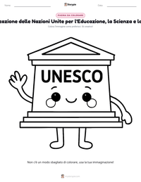Anteprima della scheda stampabile di Organizzazione delle Nazioni Unite per l'Educazione, la Scienza e la Cultura