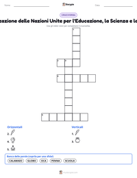 Anteprima della scheda stampabile di Organizzazione delle Nazioni Unite per l'Educazione, la Scienza e la Cultura