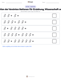 Organisation der Vereinten Nationen für Erziehung, Wissenschaft und Kultur druckbare Arbeitsblatt Vorschau