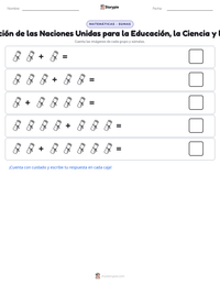 Vista previa de la hoja de trabajo imprimible de Organización de las Naciones Unidas para la Educación, la Ciencia y la Cultura