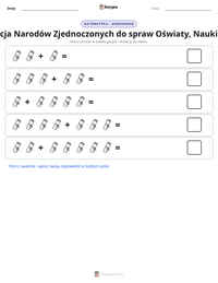 Podgląd drukowalnego arkusza ćwiczeń Organizacja Narodów Zjednoczonych do spraw Oświaty, Nauki i Kultury