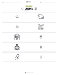 UNESCO printable worksheet preview