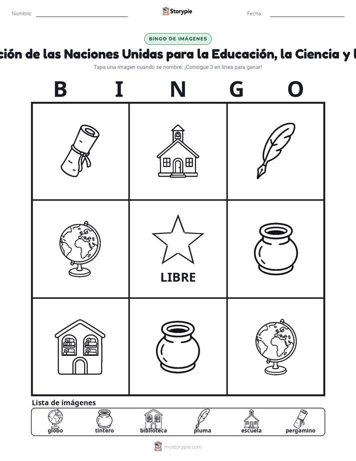 Bingo de Imágenes