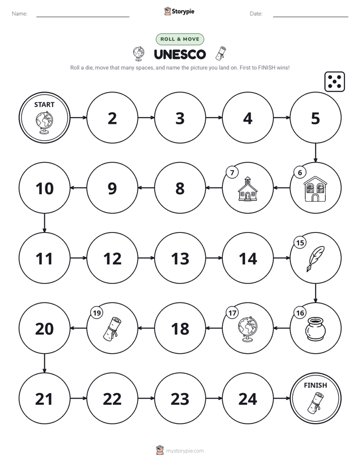 Roll & Move Game