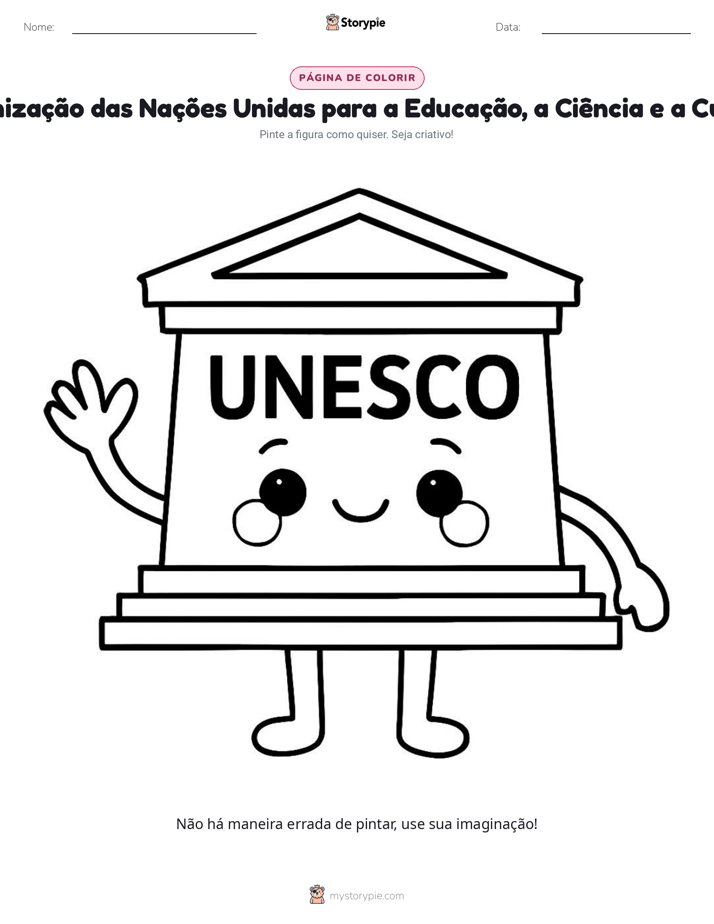 Página para colorir