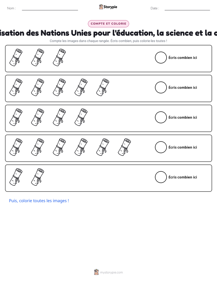 Compter & Colorier