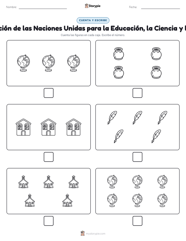 Cuenta y Escribe