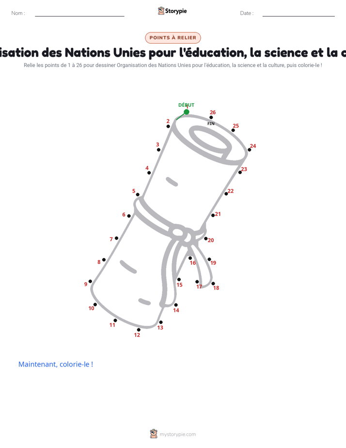 Relie les points
