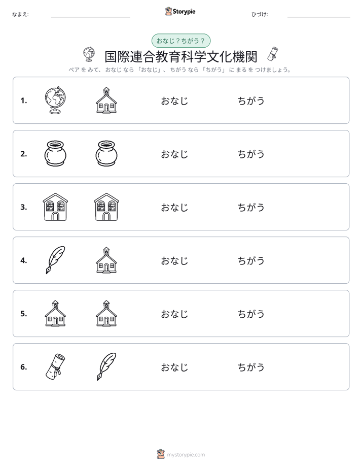 同じか違うか
