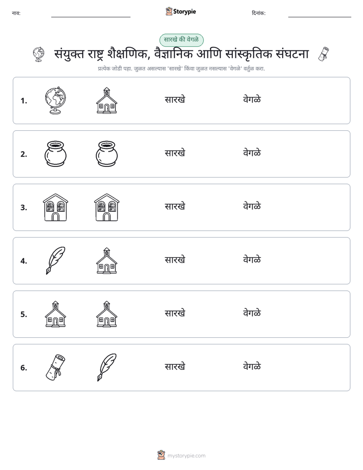 समान की भिन्न