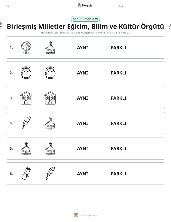 Aynı mı Farklı mı