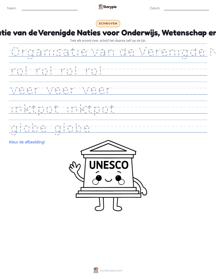 Schrijf Oefening