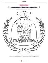 Anteprima della scheda stampabile di Programma Alimentare Mondiale