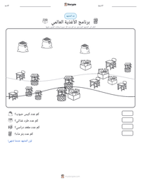 معاينة ورقة العمل القابلة للطباعة برنامج الأغذية العالمي