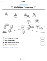 World Food Programme printable worksheet preview