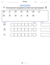 Всемирная продовольственная программа предварительный просмотр распечатываемого рабочего листа