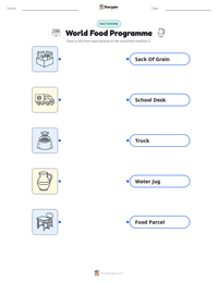 World Food Programme printable worksheet preview