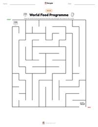 World Food Programme printable worksheet preview
