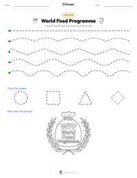 World Food Programme printable worksheet preview