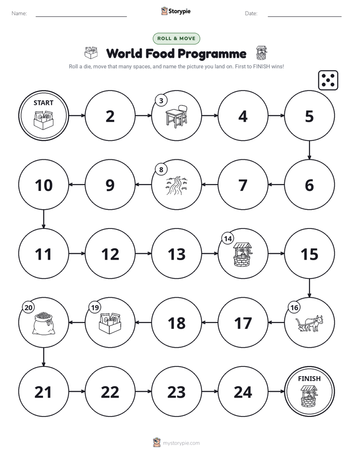 Roll & Move Game