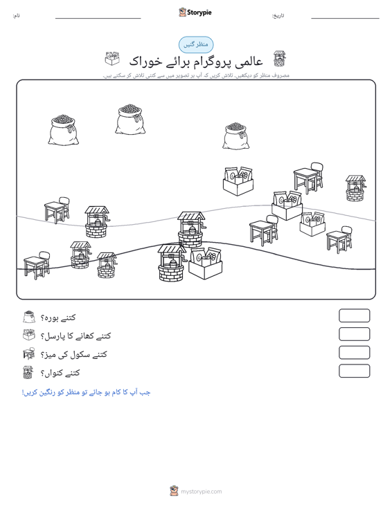 گنتی کا منظر