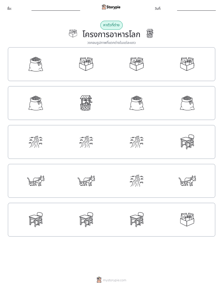 ตัวที่แตกต่าง