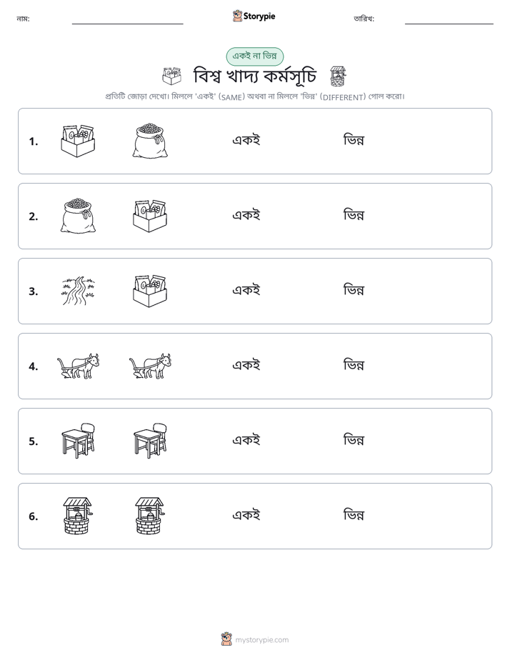 একই বা ভিন্ন