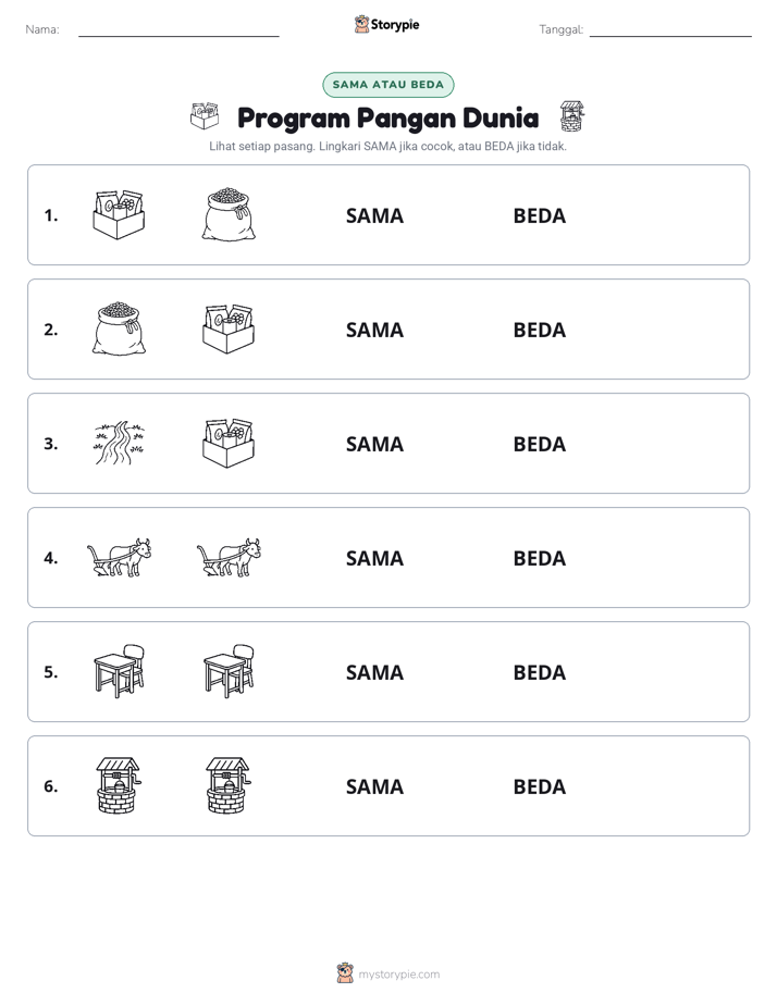 Sama atau Berbeda