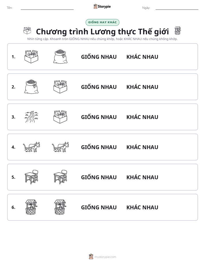 Giống Hay Khác