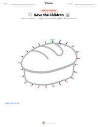 Save the Children afdrukbare werkblad voorbeeld