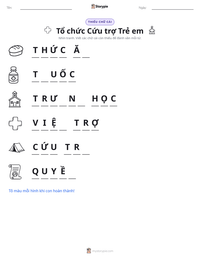 Xem trước tài liệu in sẵn Tổ chức Cứu trợ Trẻ em