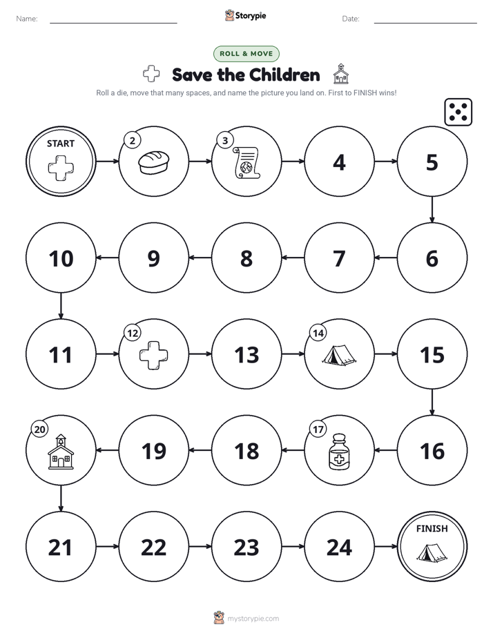 Roll & Move Game