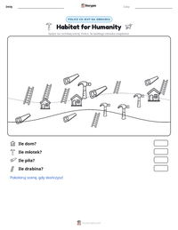 Podgląd drukowalnego arkusza ćwiczeń Habitat for Humanity