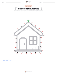 Habitat for Humanity printable worksheet preview