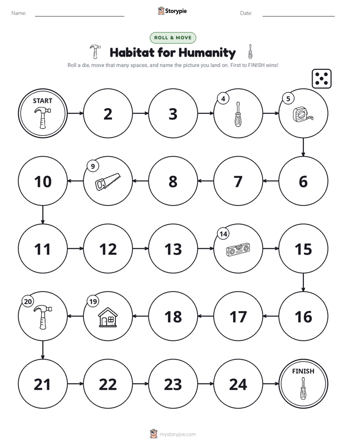 Roll & Move Game