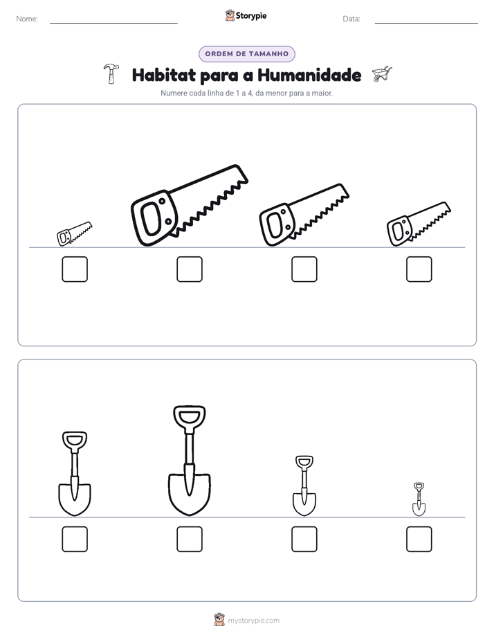 Ordem de Tamanho