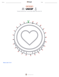 UNICEF printable worksheet preview