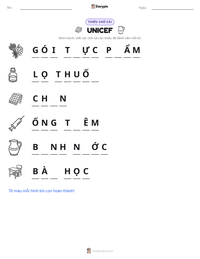 Xem trước tài liệu in sẵn UNICEF