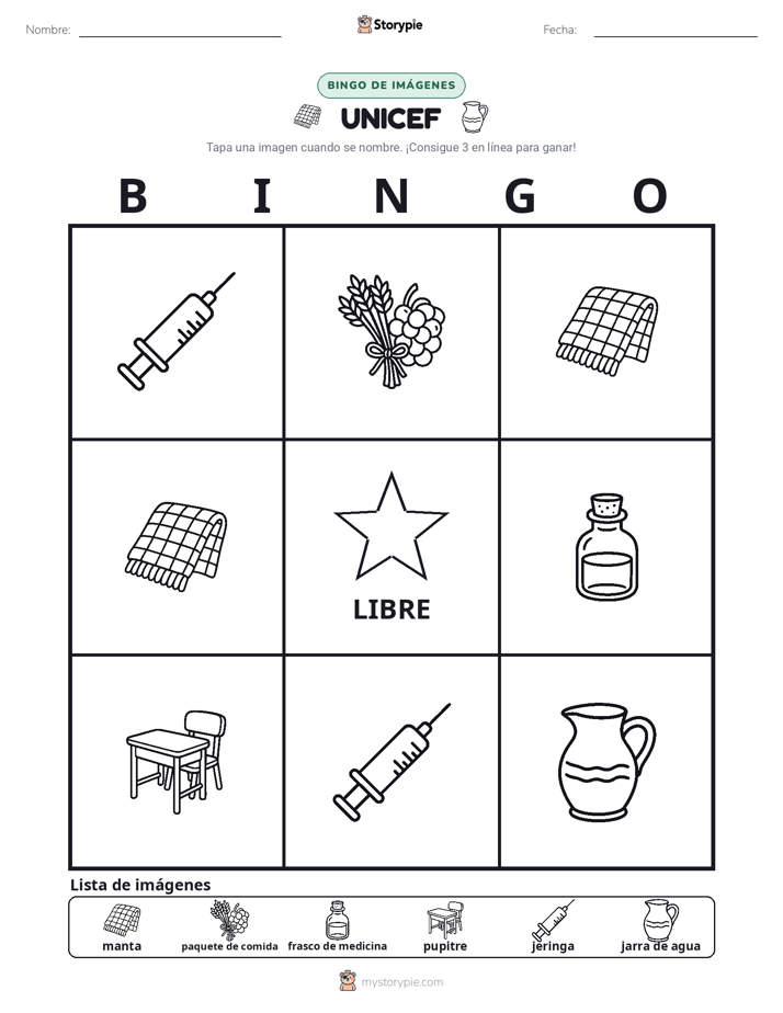Bingo de Imágenes