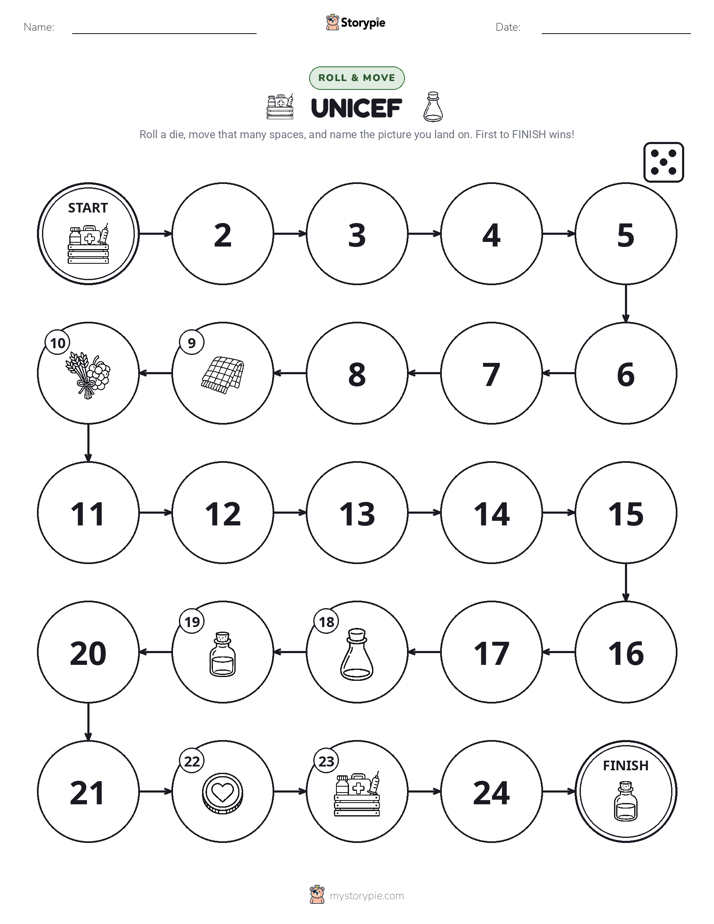 Roll & Move Game