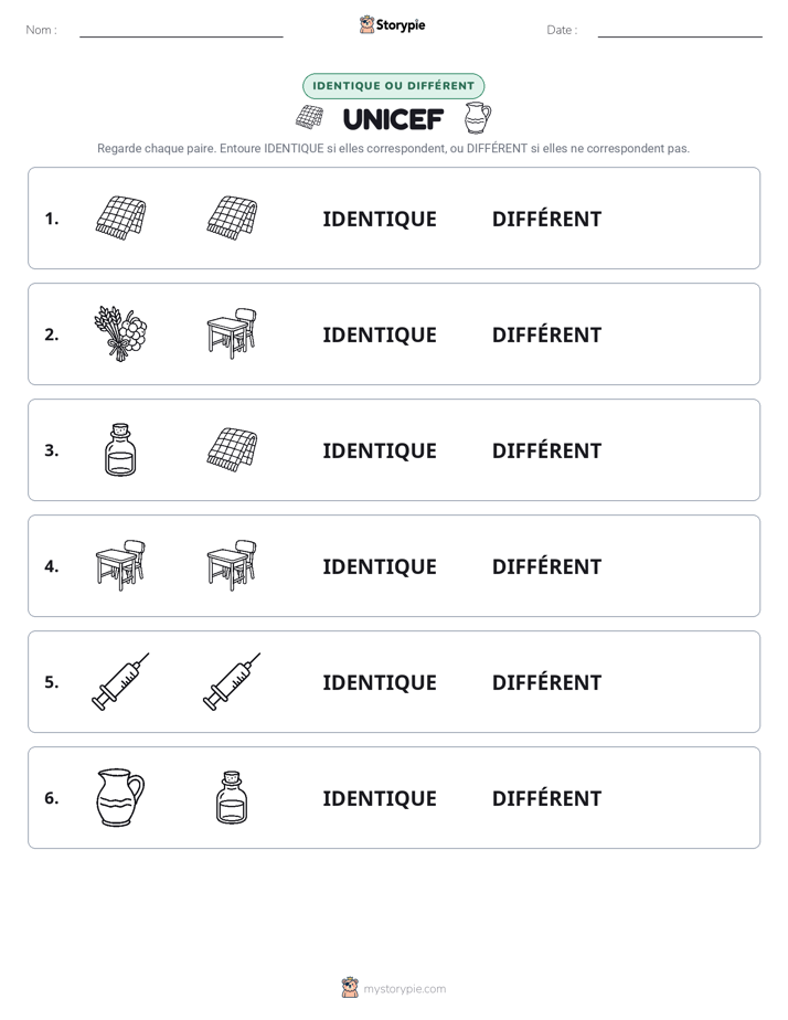Identique ou Différent