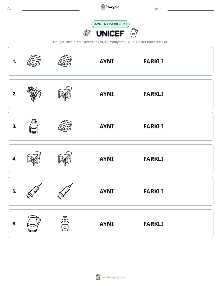Aynı mı Farklı mı