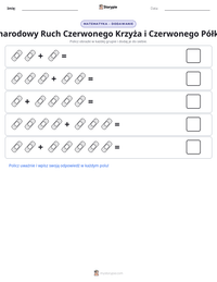 Podgląd drukowalnego arkusza ćwiczeń Międzynarodowy Ruch Czerwonego Krzyża i Czerwonego Półksiężyca