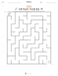 국제 적십자·적신월 운동 인쇄 가능한 워크시트 미리보기