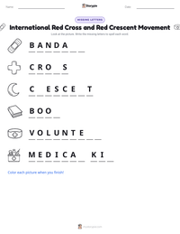 International Red Cross and Red Crescent Movement printable worksheet preview