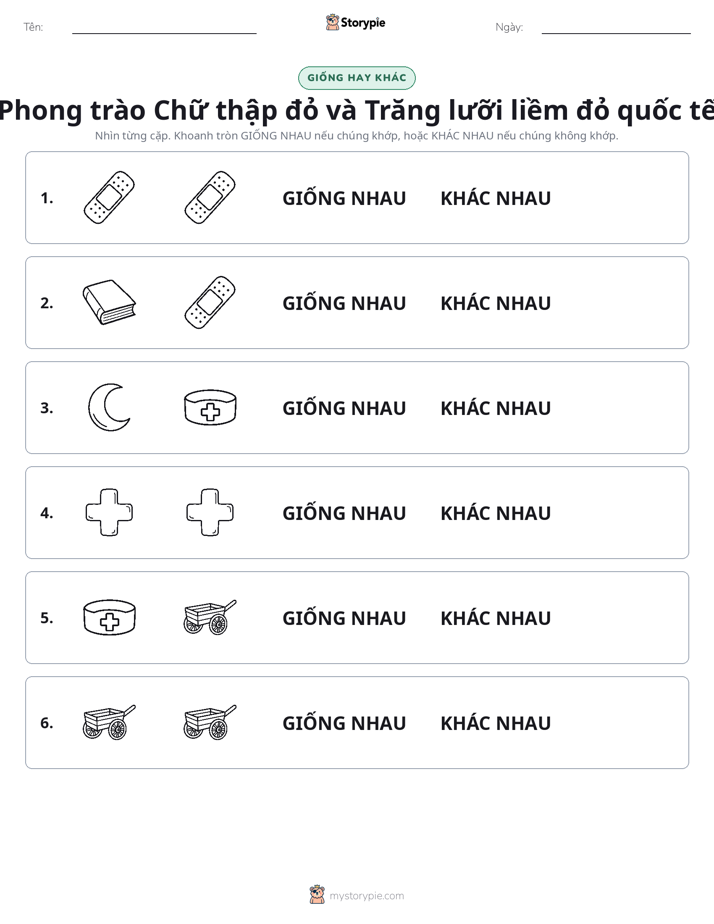 Giống Hay Khác