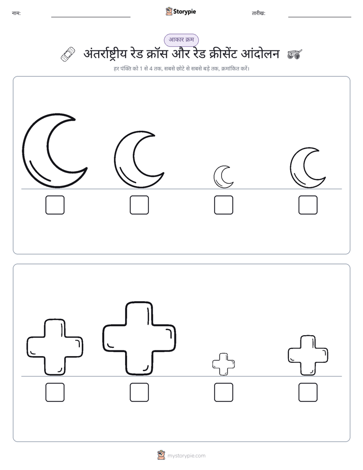 आकार क्रम