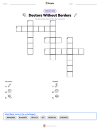Doctors Without Borders printable worksheet preview