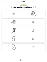Doctors Without Borders printable worksheet preview