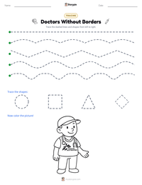 Doctors Without Borders printable worksheet preview